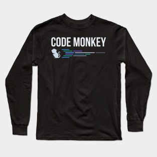 Developer Code Monkey Long Sleeve T-Shirt